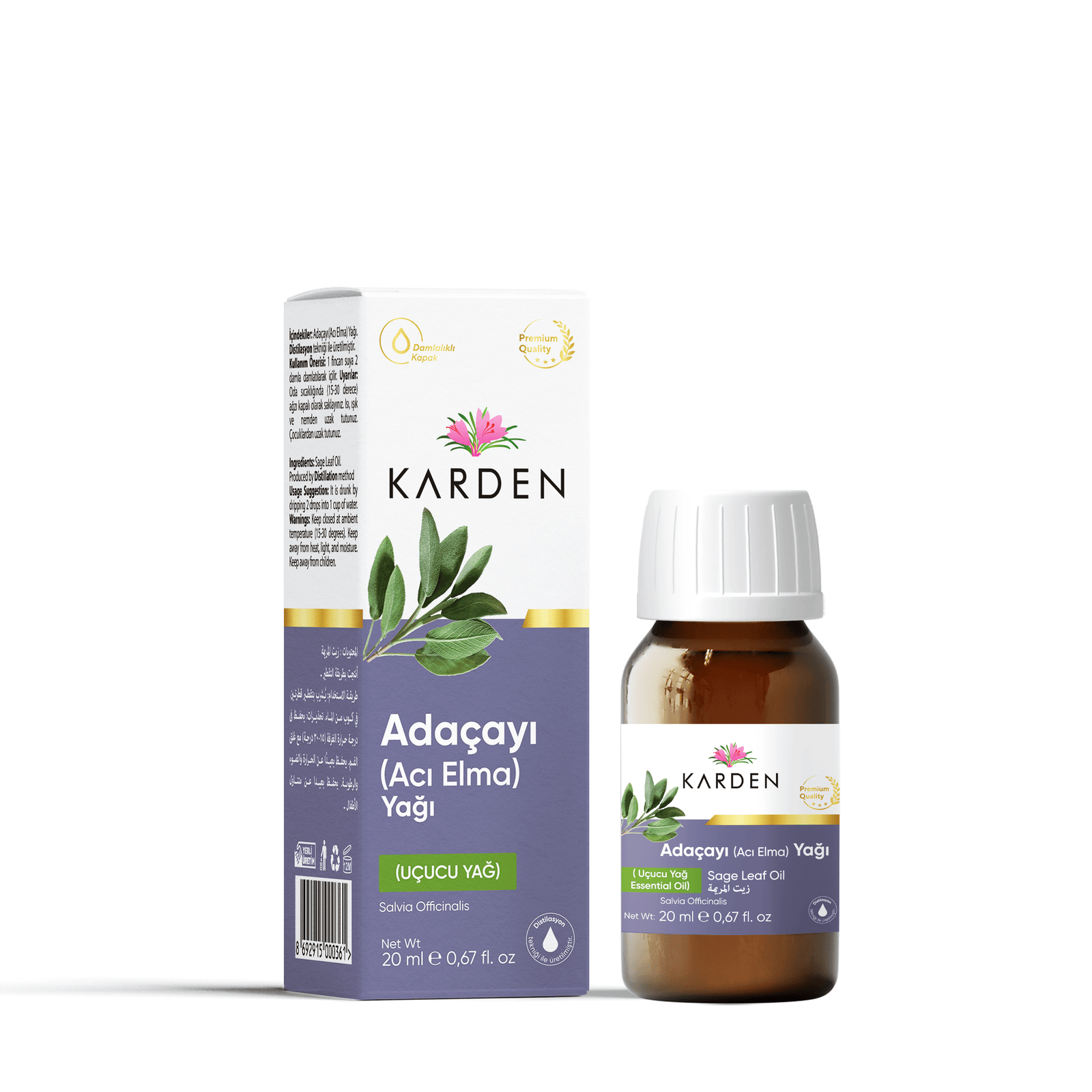 Karden Adaçayı – Acı Elma (Uçucu) Yağı 20 ML