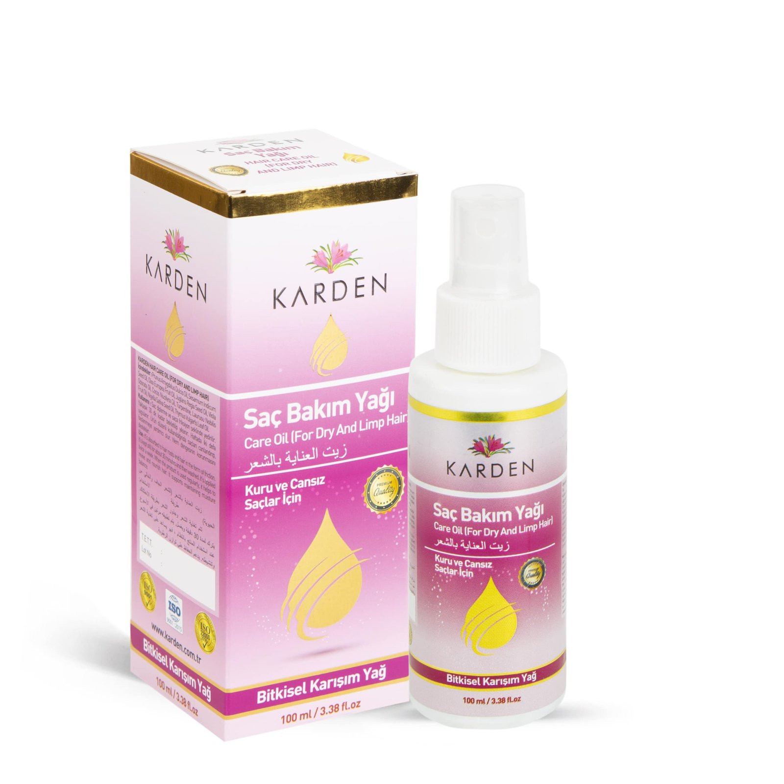 Karden Kuru ve Cansız Saçlar İçin Bakım Yağı 100 ML