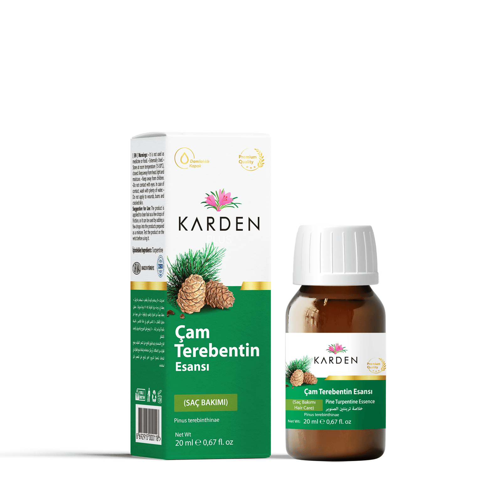 Karden Çam Terebentin Esansı 20 ML