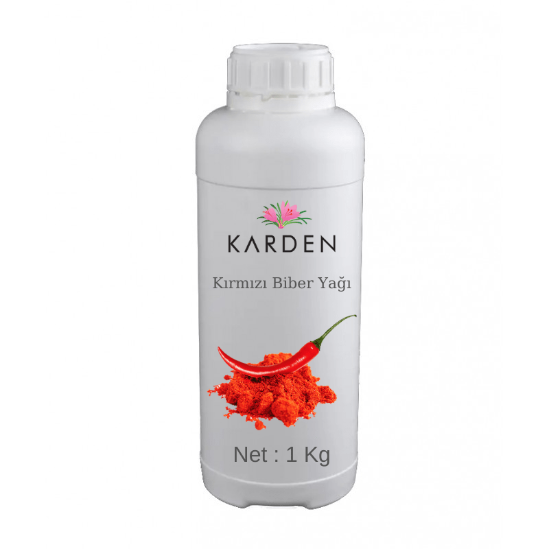 Karden Kırmızı Acı Biber Yağı 1 KG