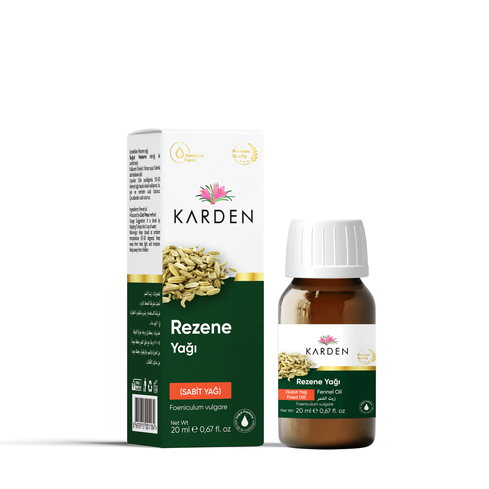 Karden Rezene Yağı 20 ML