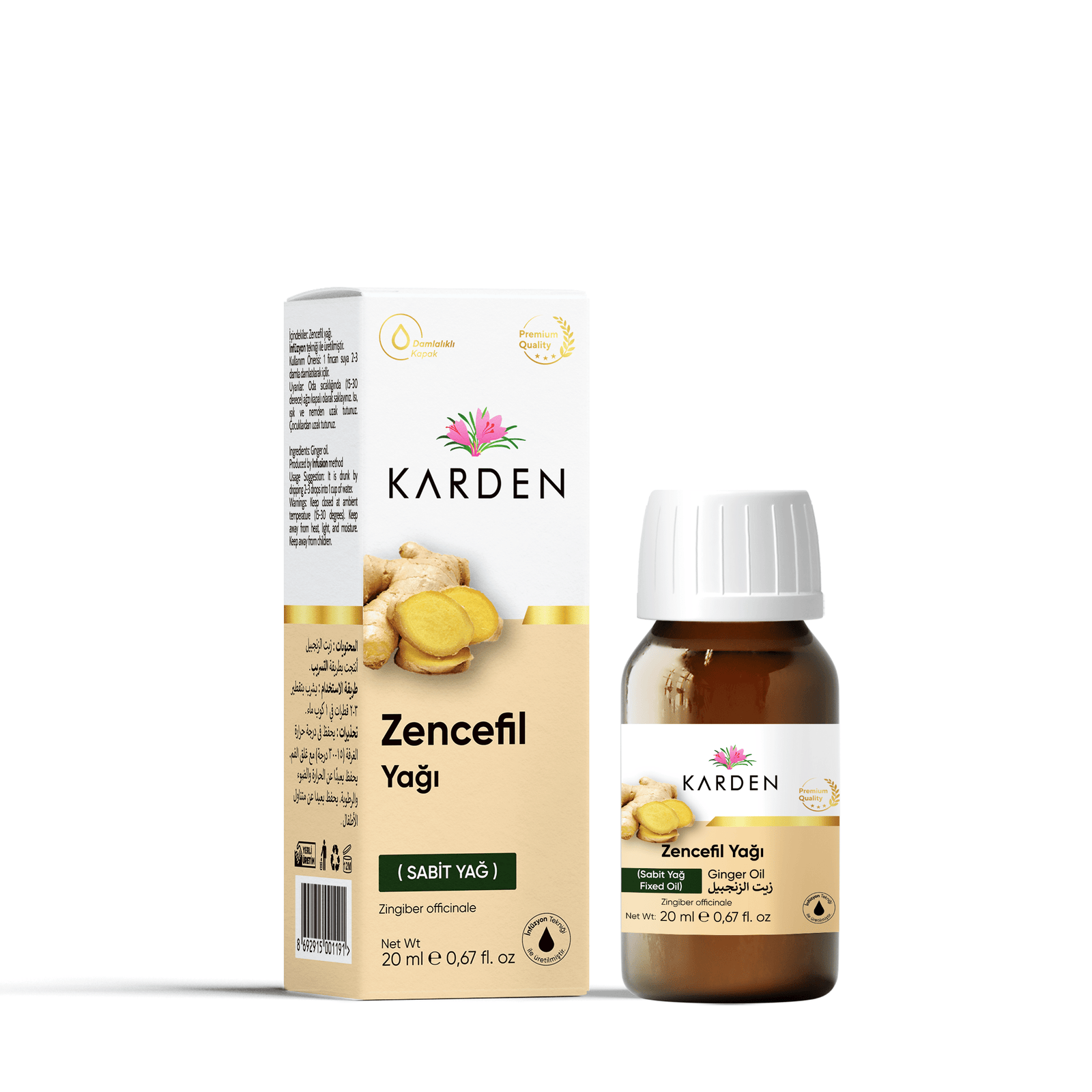 Karden Zencefil Yağı 20 ML