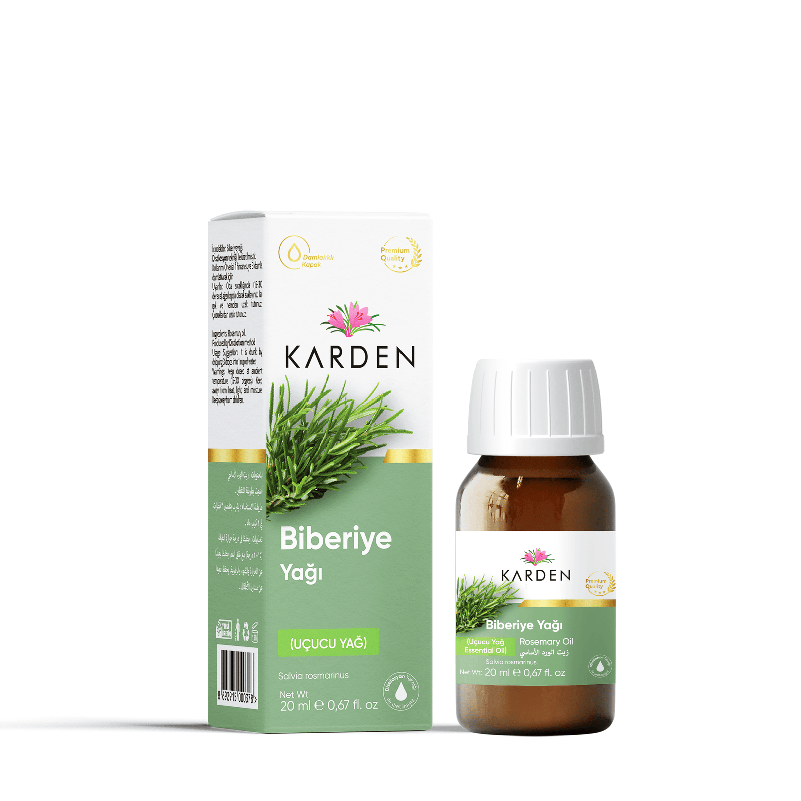Karden Biberiye (Uçucu) Yağı 20 ML